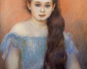 皮埃尔 奥古斯特 雷诺阿 : Portrait of a Young Girl